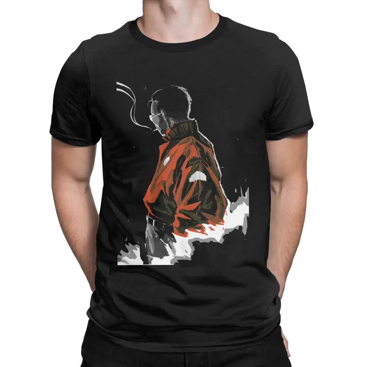 Silkdusk's Pure Cotton Kim-Kitsuragi Graphic Tee - Funny Short Sleeve Round Collar Shirt