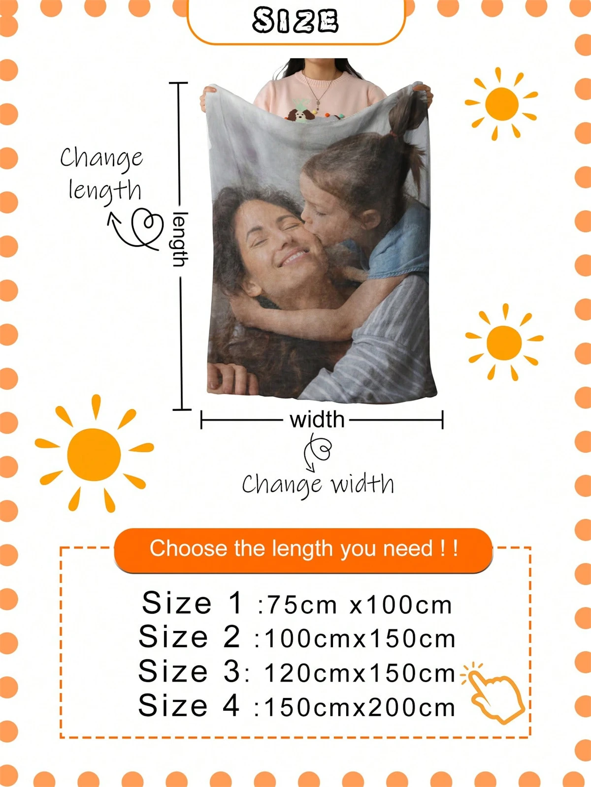 Personalized Photo Blanket Customized Print on Demand Dropshipping Warm Throw Blankets for Boyfriend Girl