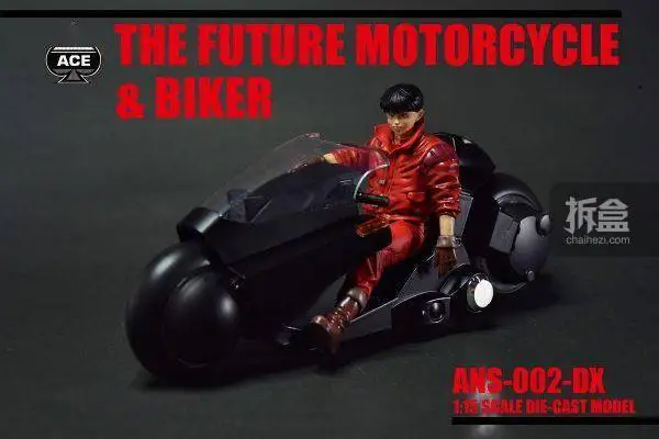 In Stock ACE TOYZ ANS-001 1/15 Scale Mini Akira Future Motorcycle 