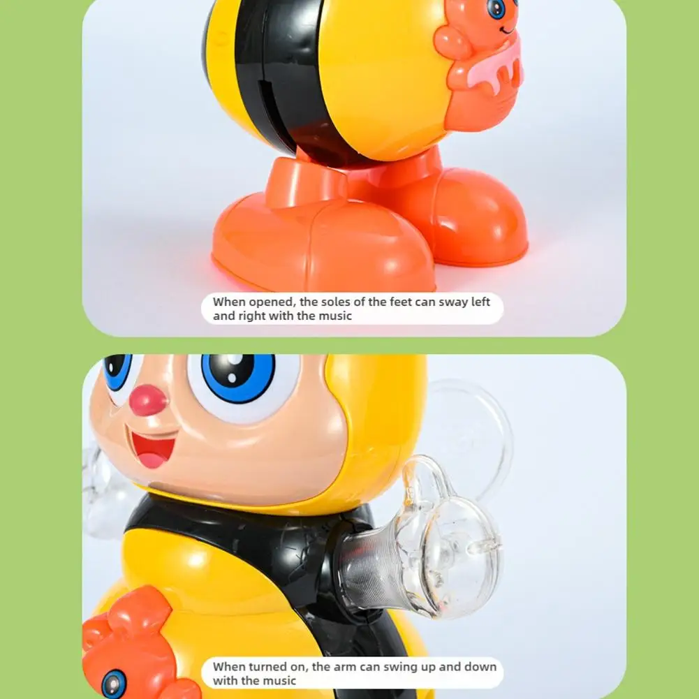 Nuevos juguetes eléctricos de abeja bailando para niños, abeja oscilante, juguete Musical de abeja bailando, abeja elect