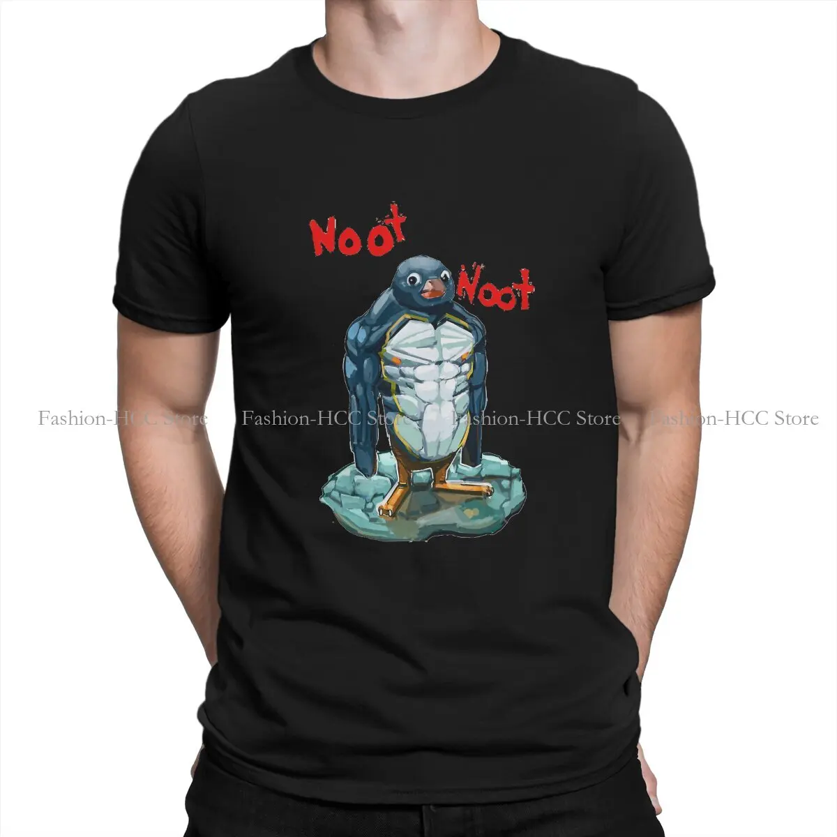 

Penguin Noot Newest TShirts Pingu Men GraphicStreetwear T Shirt O Neck