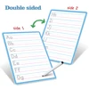 4PCS Children Number & Alphabet Dry Erase Board handwriting board Double Sided Durable Portable Whiteboards for school classroom 3