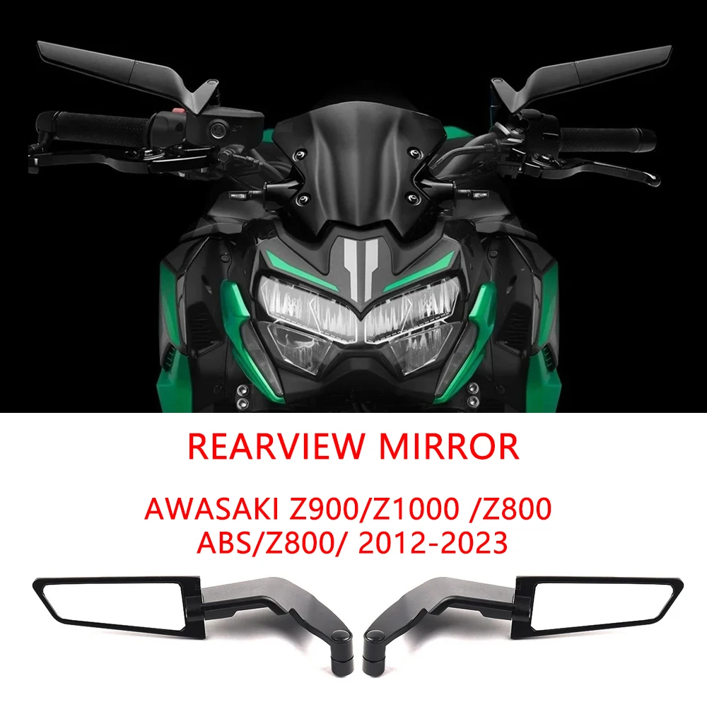 

Motorcycle fixed Wind Wing Adjustable Rotating Rearview Mirror For Kawasaki Z900/Z1000 /Z800 ABS/Z800/ 2012-2023