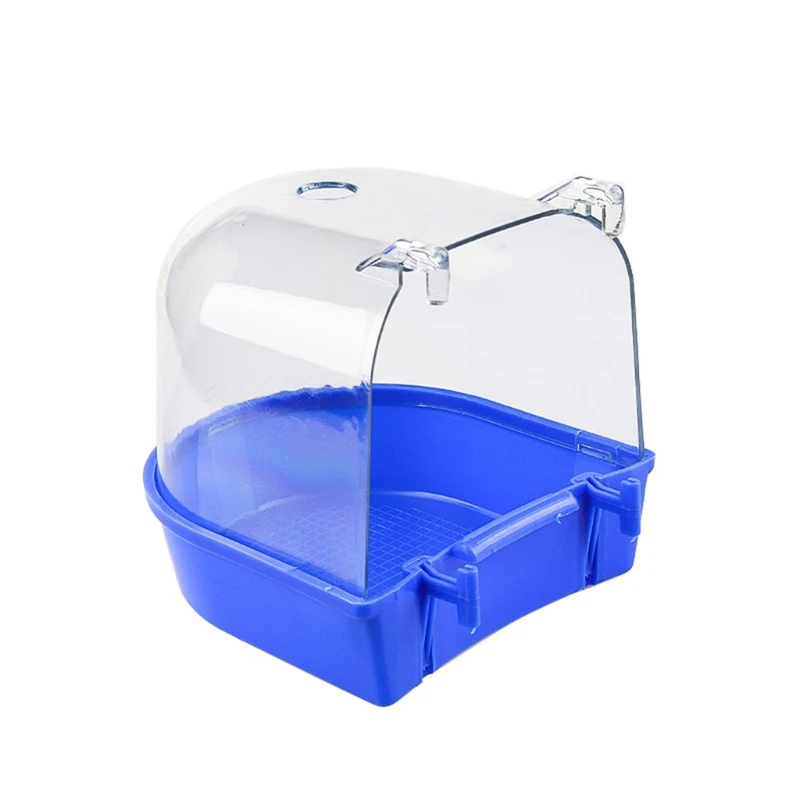 Hanging Bathing Box Parrot Birdbath Cage Shower Accessories for Small Bird