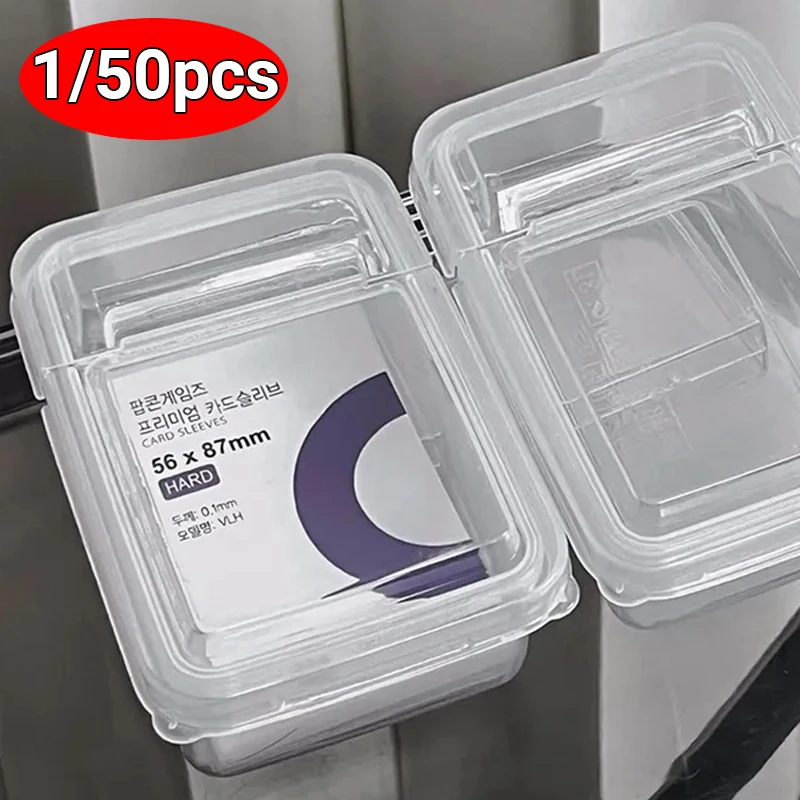

3Inch Photocards Storage Box Transparent Sticker DIY Korea Idol Card Holder Desk Storage Organizer Classification Box Stationery
