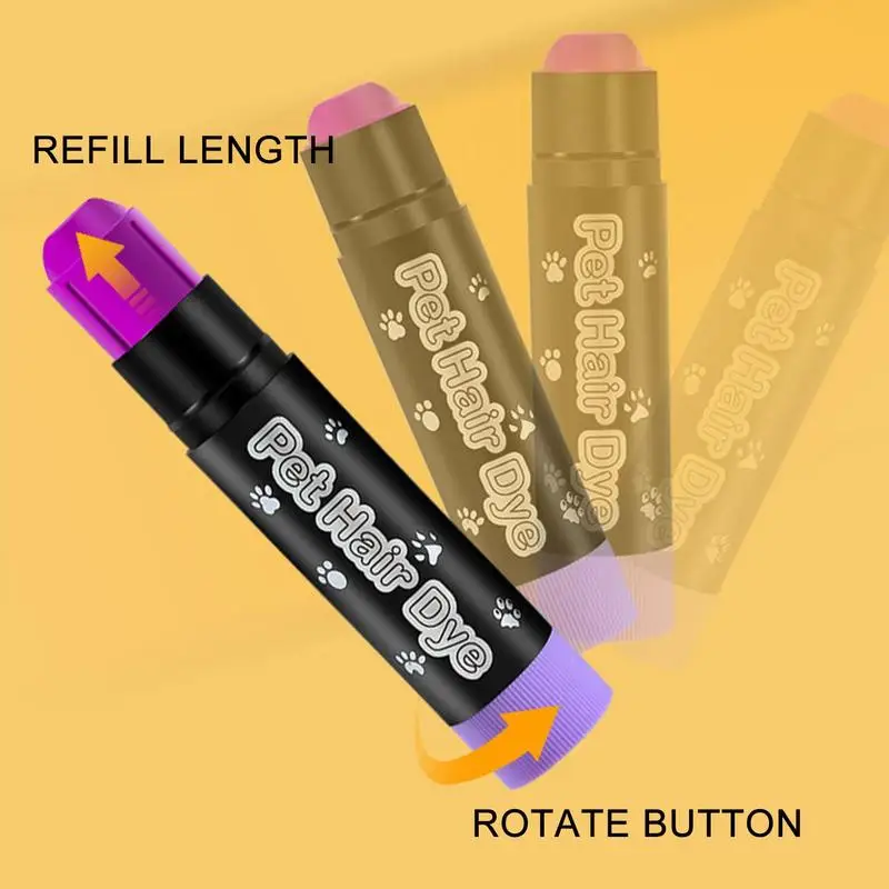 Pintura para s, 12 colores, tinte para el cabello lavable para mascotas, pintura para piel, marcadores para marcar animales de granja para ganado, caballos, mascotas, colores temporales para el cabello - Imagen 4