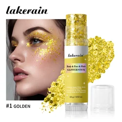 Radiant Glow Body Shimmer Stick - Waterproof, Long - Lasting & Non - Sticky (01 Golden)