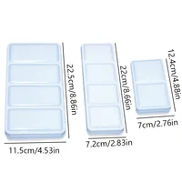 Portable Metal Travel Watercolor Palette Box with 14/26/52 Half Pans - Mixing Trays with Paint Tray Watercolor Half Pans and Lid 2