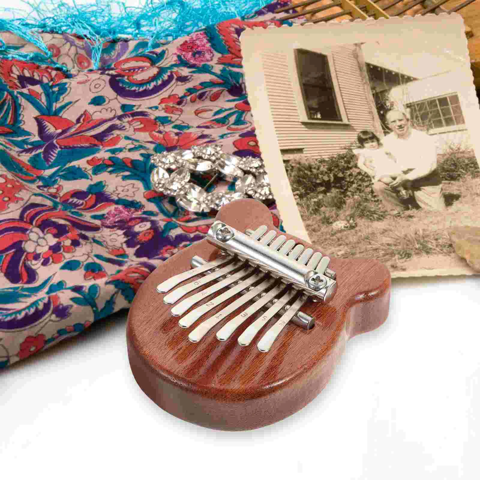 Mini Thumb Piano Adorable Finger Instrument Accessory Interesting Portable Small Musics Supply Toys