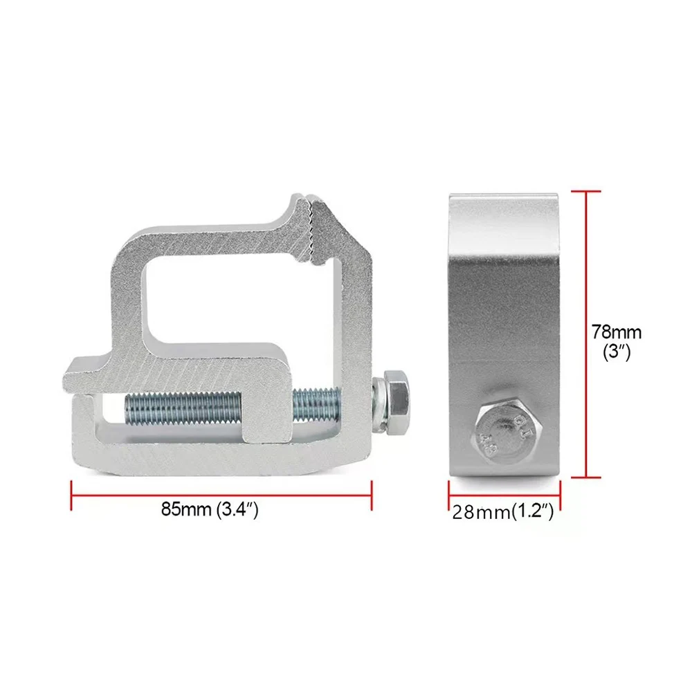 1pcs Tie Downs Clamp Tte Lock Truck Cap Topper Camper Shell Mounting Clamps for Pickup Truck Add Anchor Points