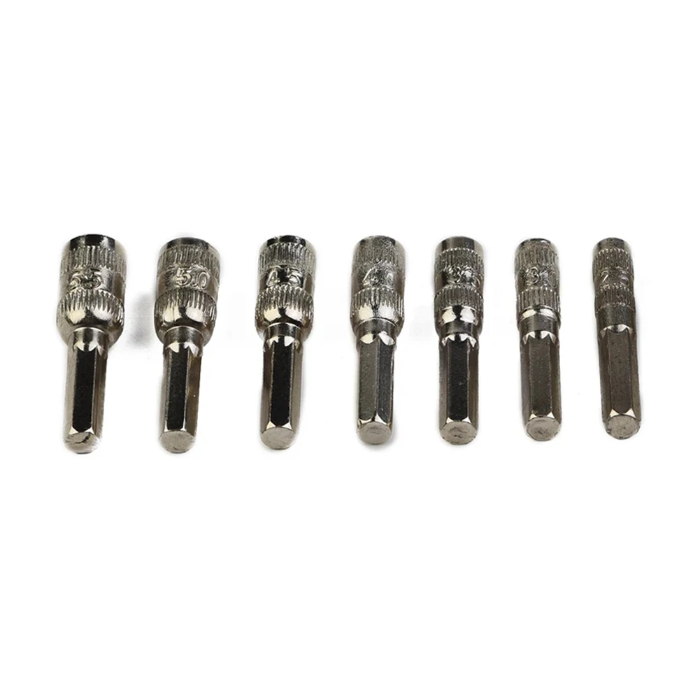 Hex Shank Driver Hex Socket 6 Point 7Pcs/Set H4(3/25\\\