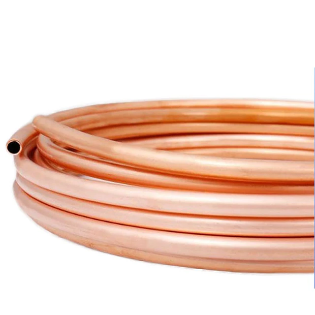 5Meter Aluminum Lubricating Oil Pipe Tube Coil OD 4/6/8/10mm 1mm Thickness  Air Conditioning Refrigeration Plumbing