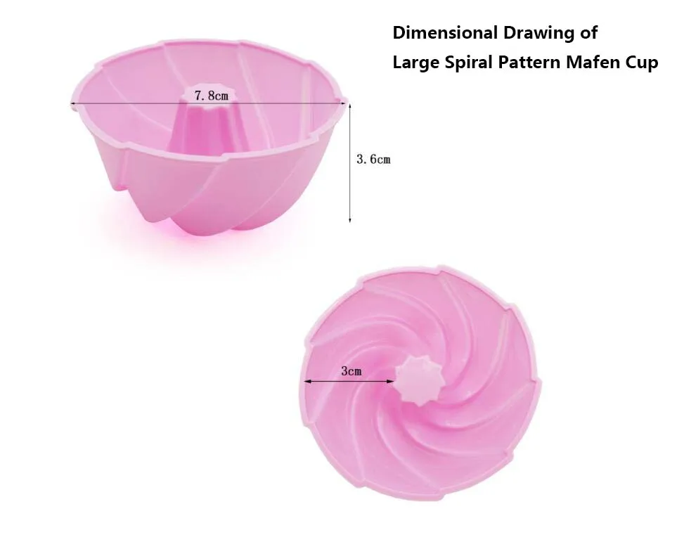 12 Pieces/Set Of Silicone Cake Mold Round Muffin Cup Cake Baking Mold Kitchen Cooking Bakeware Making Diy Cake Decoration Tool