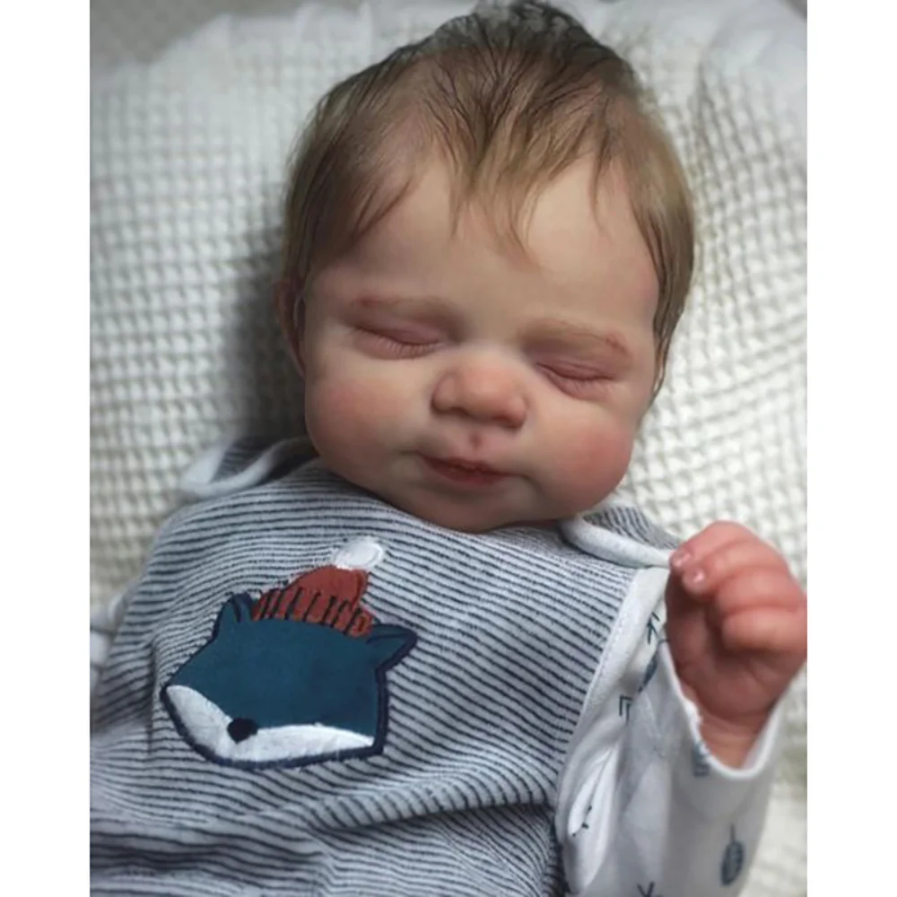 48Cm Reborn Baby Doll Pascale Neonato Sleeping Baby Bebe Reborn 3D Paiting Skin Con Molti Dettagli Vene Carburatore