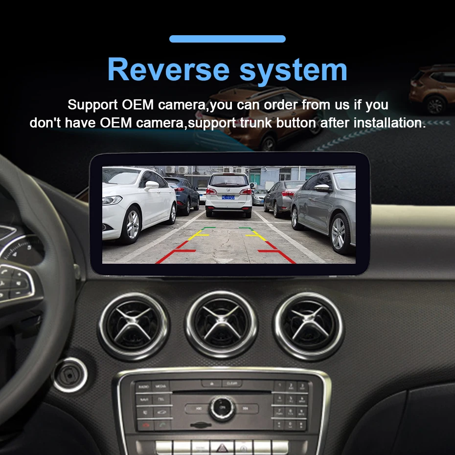 1920*720P Linux Bildschirm Kabelloses Carplay Android Auto Autoradio Stereo für Mercedes-Benz A-Klasse CLA GLA W176 W117 X156 2012-2020 – Detail 11