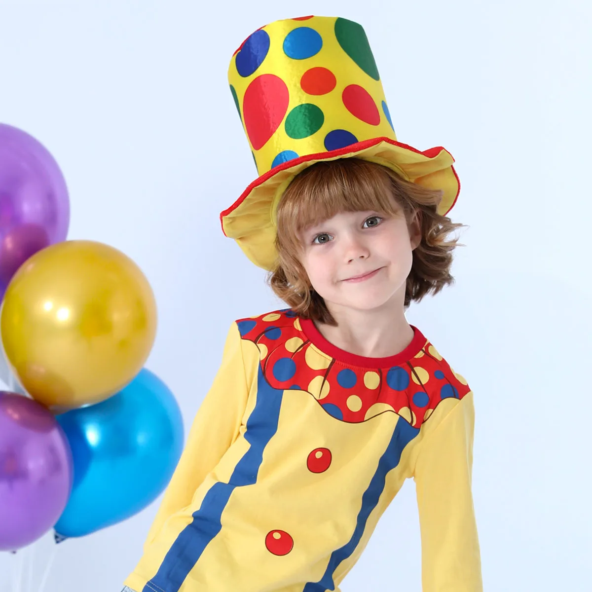 Toddler Boys Clown Hat for Kids Infant Novel Festival Multicolor Cap Baby Holiday Gift Carnival Easter Accessory 1-5 Years old baby hat,kids caps