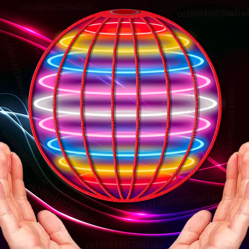 Boule Volante Lumineuse, Jouet Volant Flying Spinner Balle qui Vole