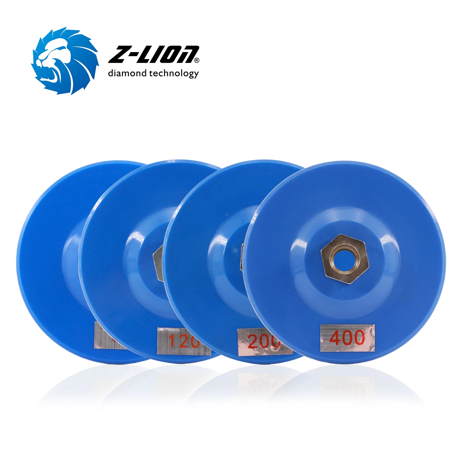 Z-LION 115mm Flap Sanding Disc Grit60/120/200/400 For Angle Grinder Stone Jewerly Polishing Tool Diamond Abrasive sanding flap disc