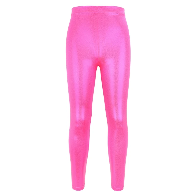 Bright Bronzing Children Dance Pants High Elastic Breathable Tight Leggings For 3-8 Years Girls Gymnastics Ballet Fitness Yog ballet tights ballet pants