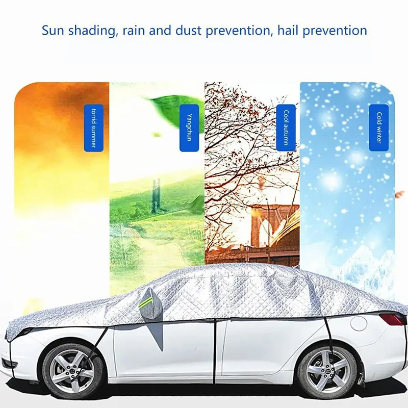 Waterproof Half Car Body Cover 2