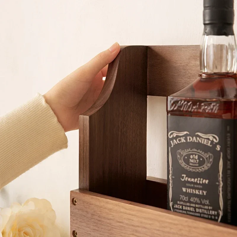 Liquor Storage Simple Bar Commercial Wine Bottle Home Drink Showcase Corner Cabinet Armoire Vitre Coffee Wooden Modern Cocktail
