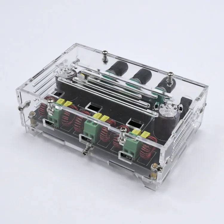 

XH-M574 Crystal Shell High Power 2,1 Channel TPA3116D2 плата цифрового усилителя мощности 80 Вт + 80 Вт + 100 Вт