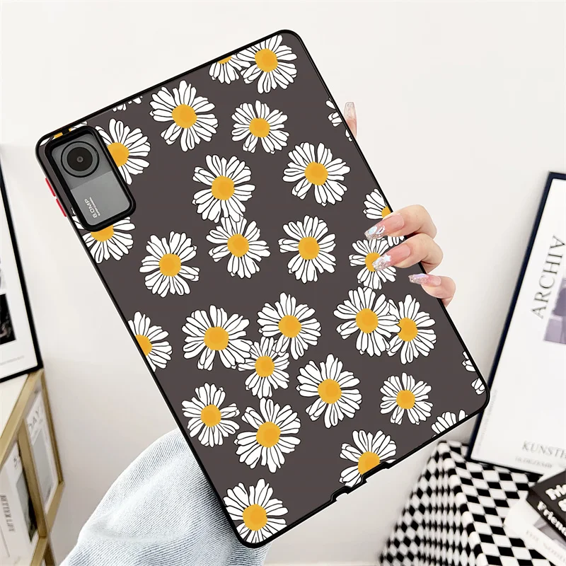 Per Xiaomi Pad 6 Custodia Xiaomi Mi Pad 5 6 Pro Custodia Daisy Plants Flowers Cover Rigida Opaca Per Redmi Pad Se 11 ''2023 Tablet Funda