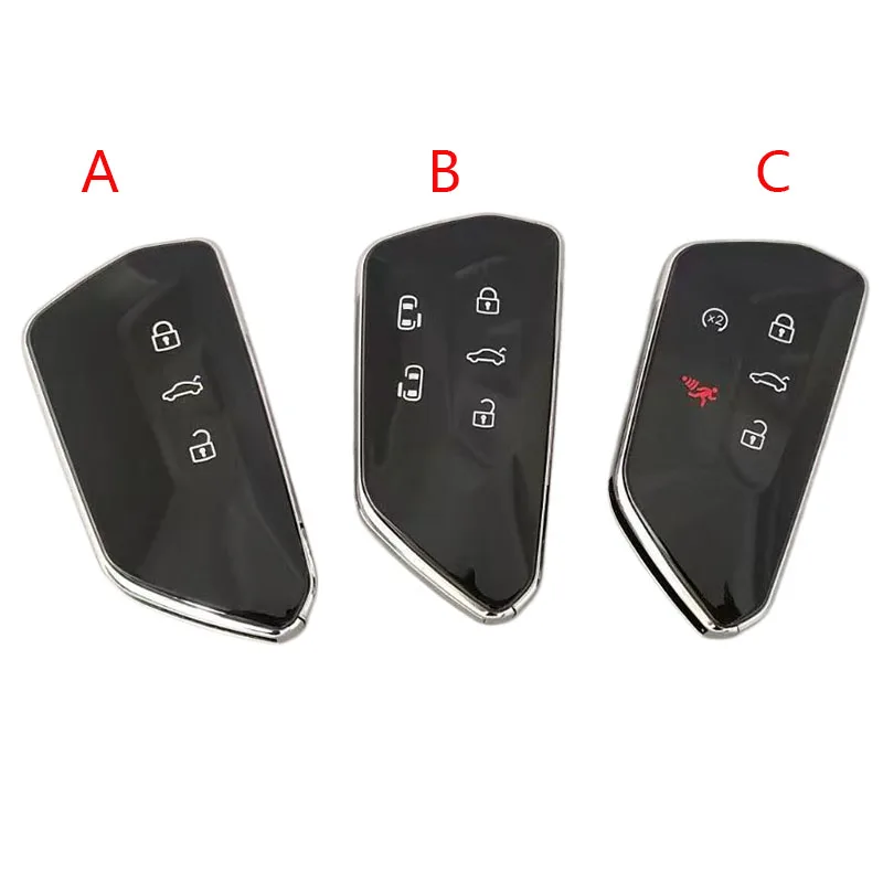 High-Quality 3/5Buttons Remote Control Key Shell for VW Golf8 ID3 ID4 Talagon Teramont Remote Control Key Case Sharan Multivan