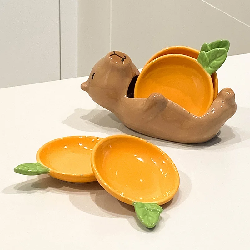 Simple Dipping Dish, Sauce Dish, Creative and Cute Cartoon Storage Set, Vinegar Seasoning Dish