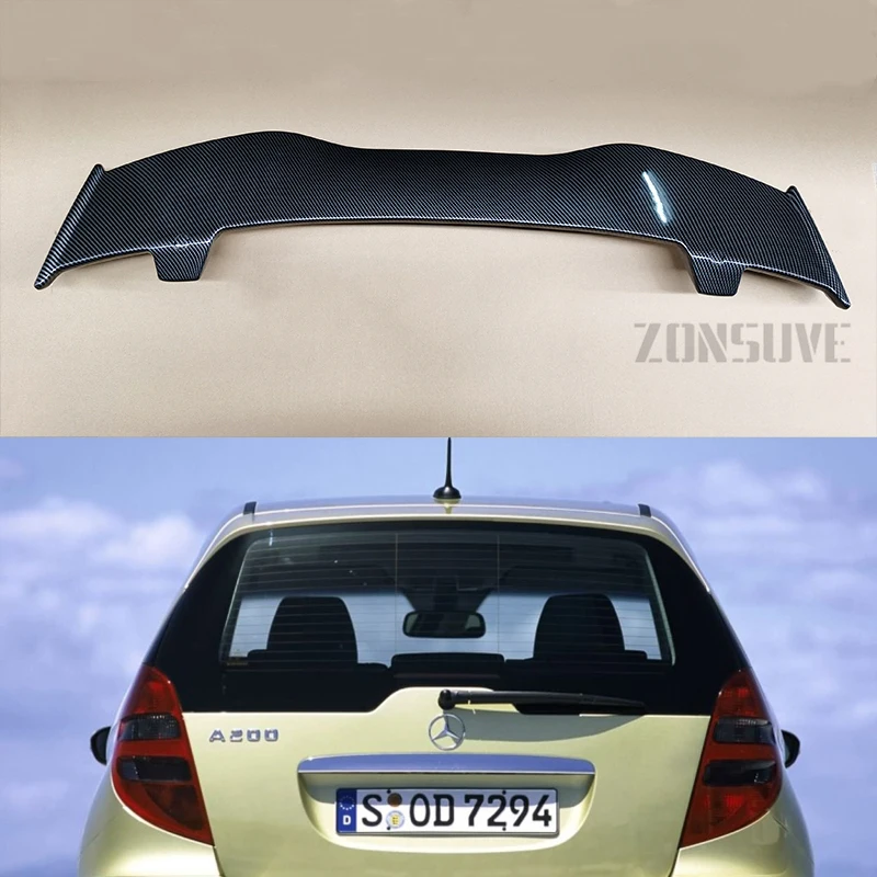 Per Benz Classe A 2014-2018 Spoiler In Plastica Abs Hatchback Roof Accessori Per Kit Corpo Ala Posteriore