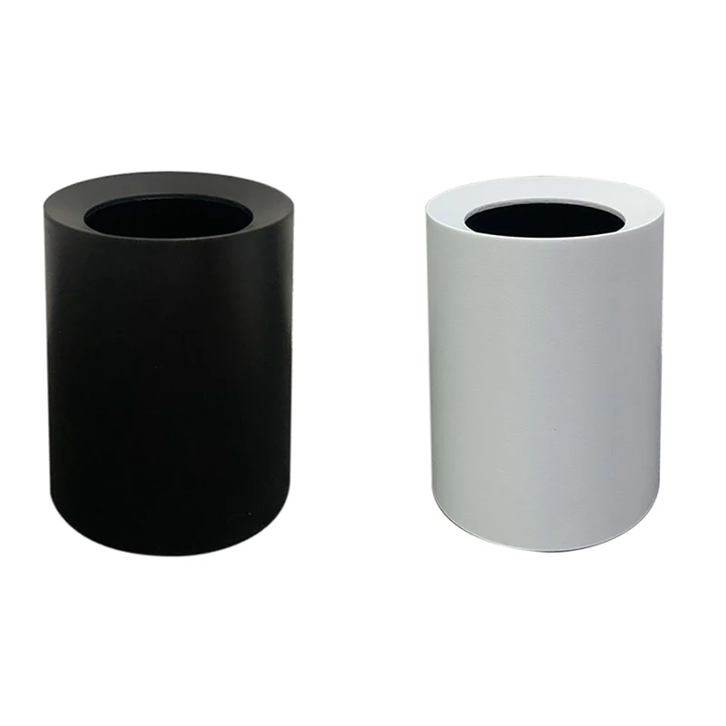 

Скандинавская креативная простая мусорная корзина в японском стиле для дома, гостиной, ванной комнаты, открытое бумажное ведро для двойного офиса