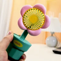 Summer New Handheld Mini Fan Portable USB Charging Convenient Creative Small Fans Catapult Pocket Hand-held Fan Wedding Gift 2