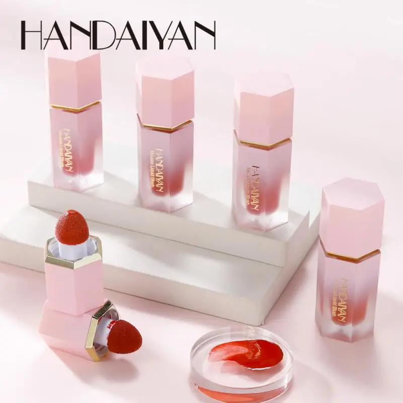 Liquid Blush HANDAIYAN Matte Moisturizing Tinted Red High Pigmented Face Cheek Rouge Blush Cream Lasting Color Rendering Makeup