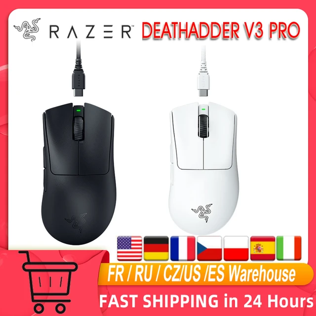 Razer Death adder v3 Pro drahtlose Maus 63g leichte Gaming-Maus 