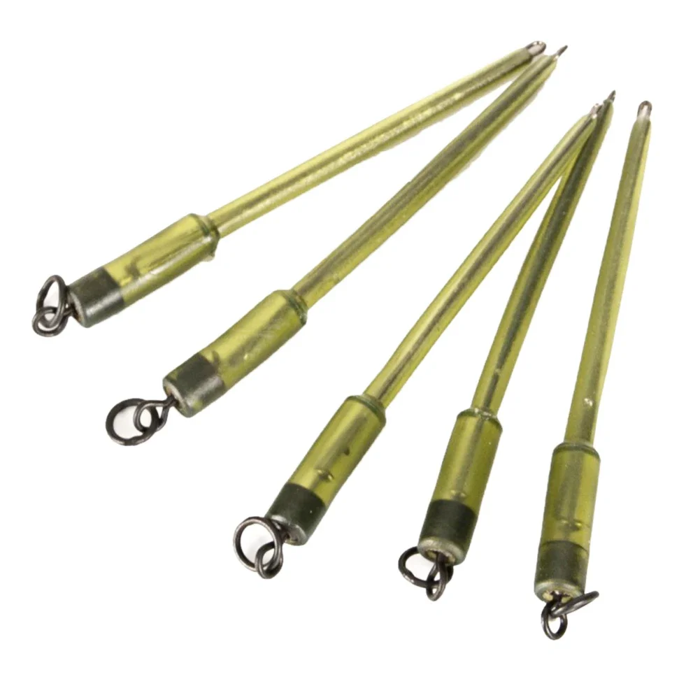 10Pcs Carp Outline Solid Bag Stems Long PVA Bag Stems Carp Fishing Solid Bag Tail Rubbers Terminal Tackle Accessories