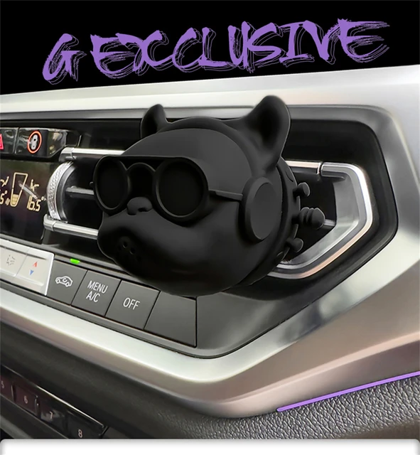 Refrescância Canina para Seu Carro: Refil do Difusor de Fragrância para Carro Bulldog 3 Refil Difusor Fragrância Carro Bulldog Cereja Negra