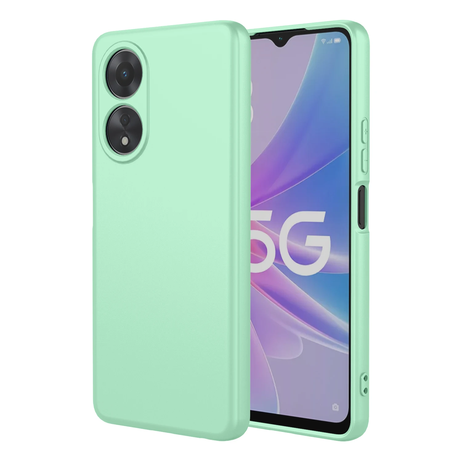 Flexibler TPU-Fall aus flüssigem Silikon für OPPO A60 A79 5G A98 A78 A58 A38 A18 A57 A57S Schutzhülle Fundas Coque Capa_voghion.com