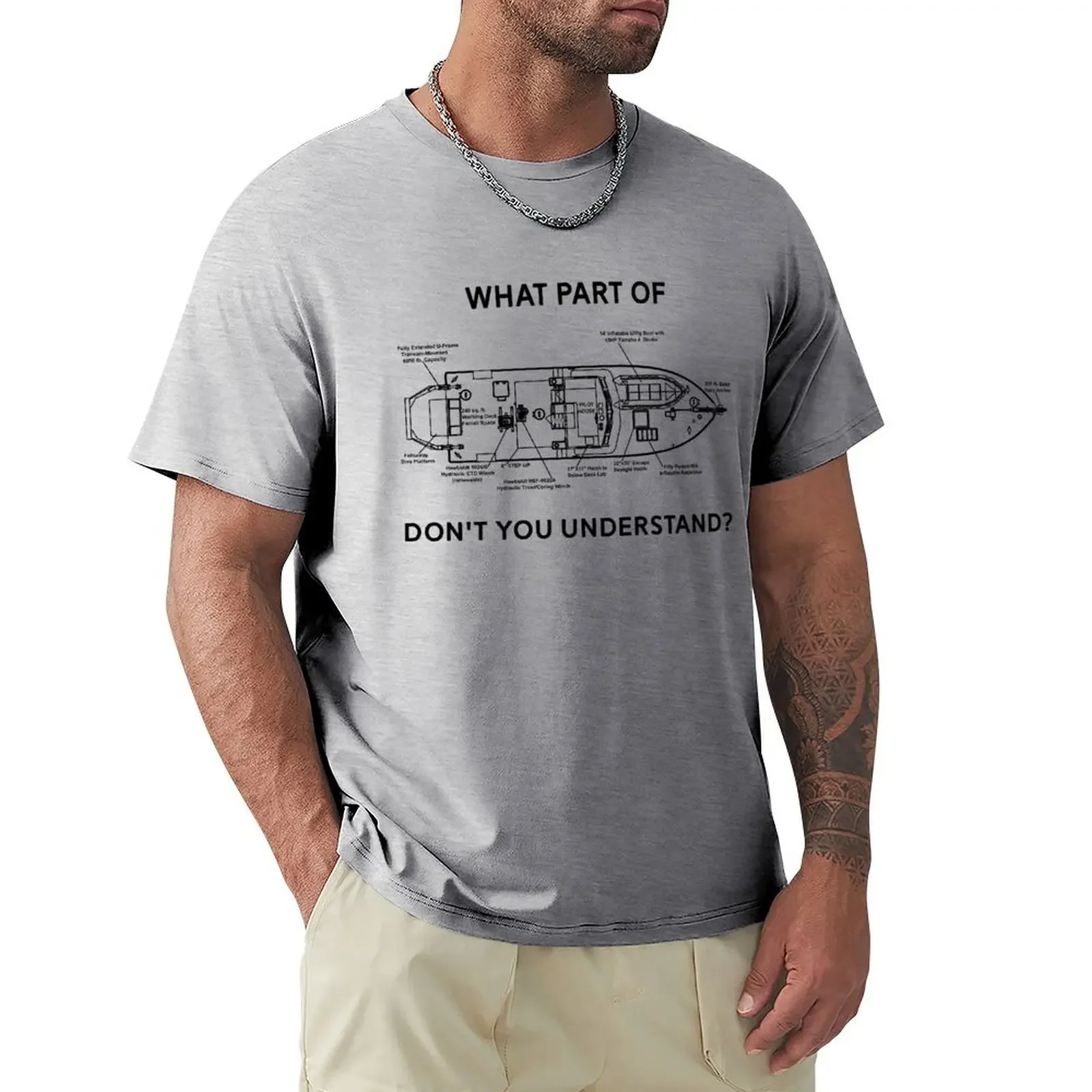 Marine Engineering Shirt - Marine Engineer T-shirt customs blacks plus size tops T-shirts for men cotton