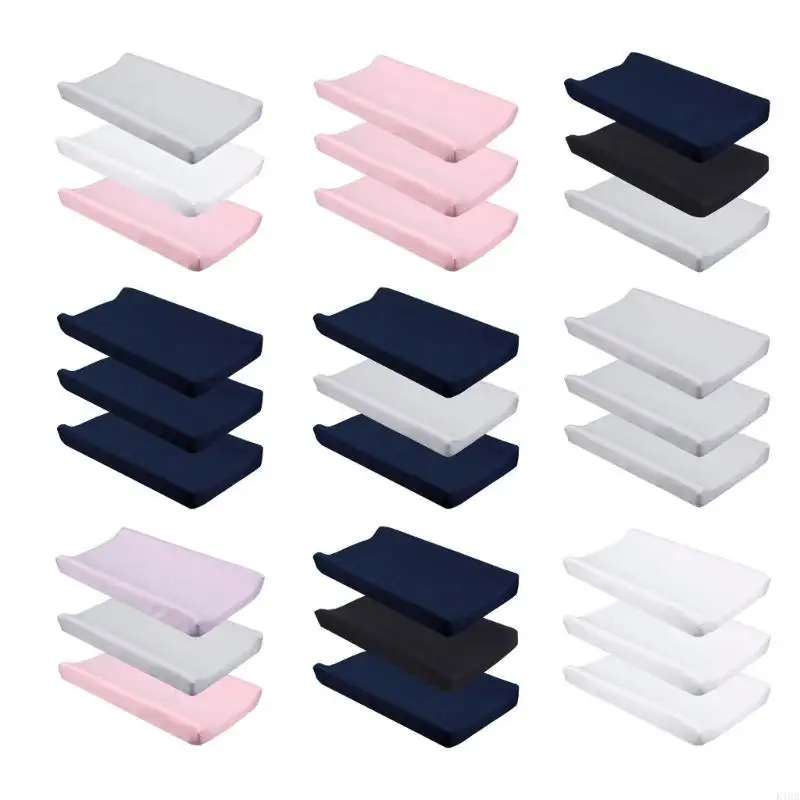 K1MA Cotton Changing Pad Cover Breathable Cover Cotton Changing Pad Sheets 32x16in