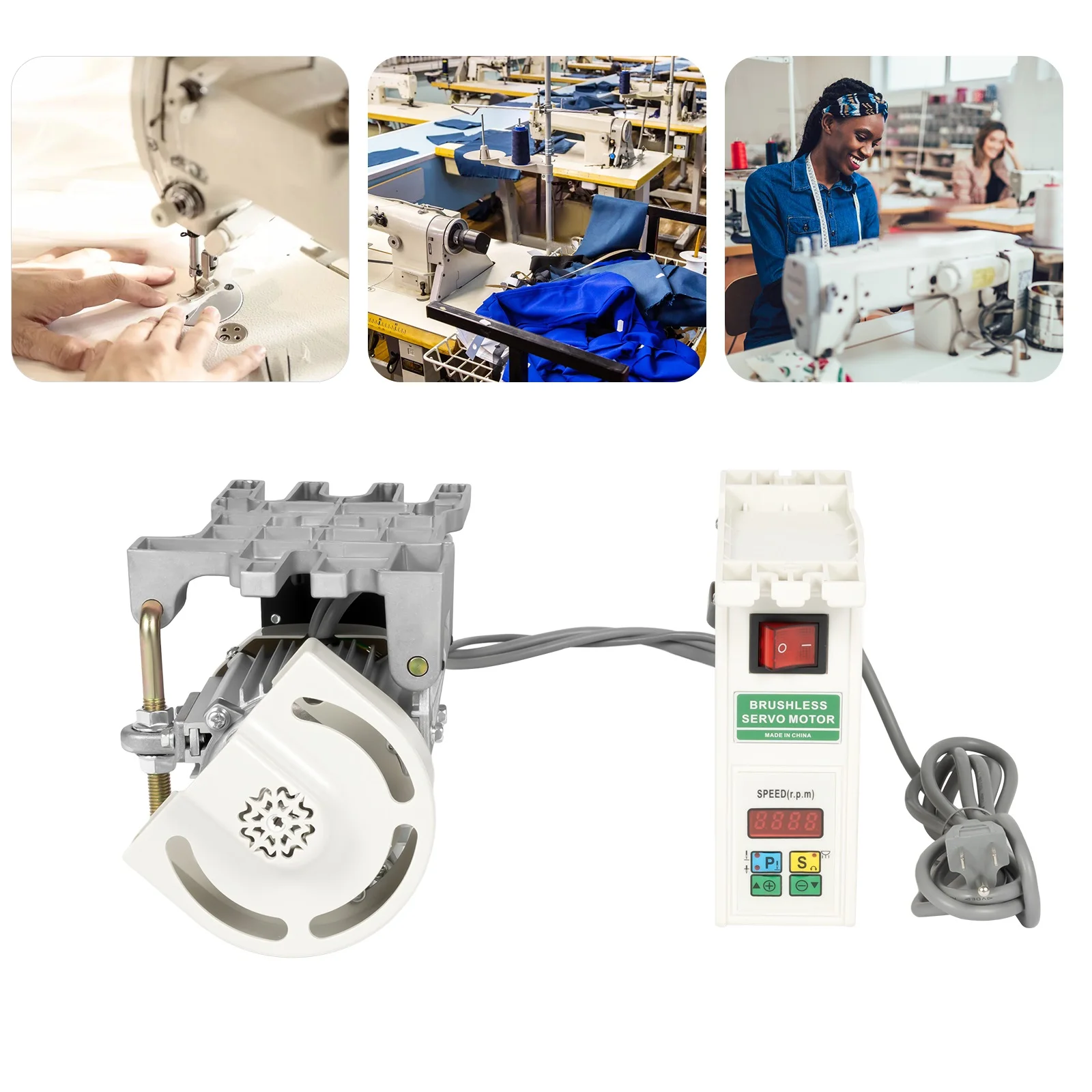 600W Brushless Servo Motor for Sewing Machines