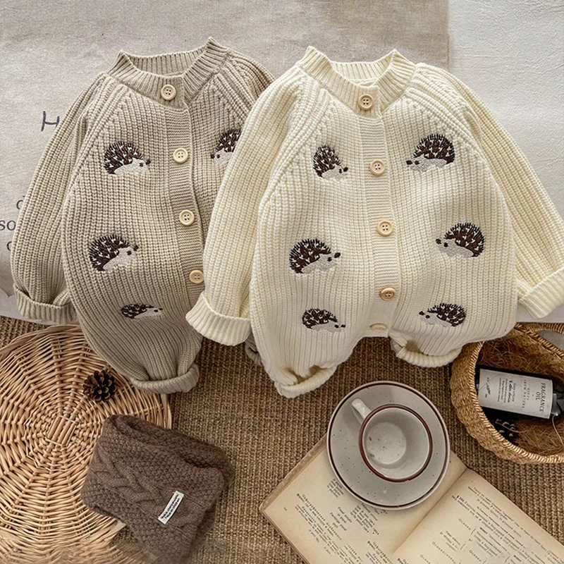 Baby Animal Embroidery Rompers Jumpsuits for Spring