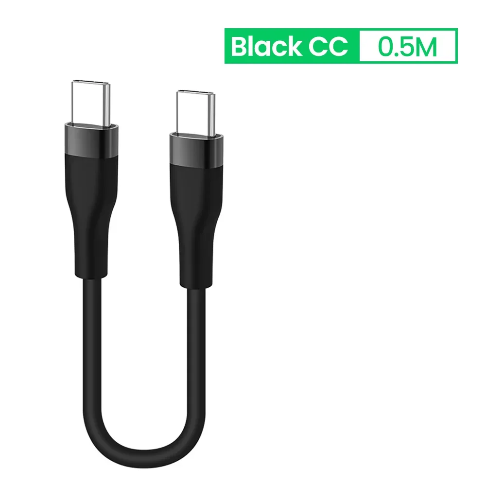 ตัวเลือกสินค้า สั้น 25 ซม.50 ซม.ประเภท C ถึงสาย USB C Fast CHARGING สําหรับ iPhone 15 16 Xiaomi Samsung Huawei แล็ปท็อป Power Bank USB C ข้อมูลสาย
