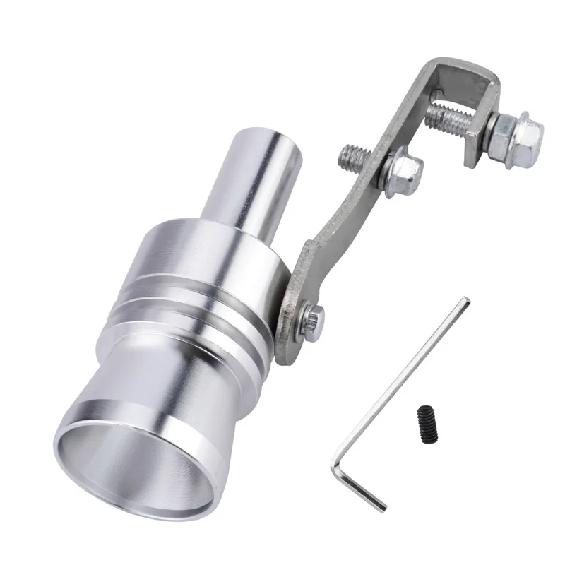 

Motorbike Car Exhaust Fake Turbo Whistle Pipe Sound Muffler Blow Off Valve Universal Simulator Whistler