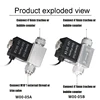 Aquarium Solenoid Valve CO2 System Regulator Aquarium Accessories Electric Low Temperature Magnetic Valve For Fish Tank DC12V 2