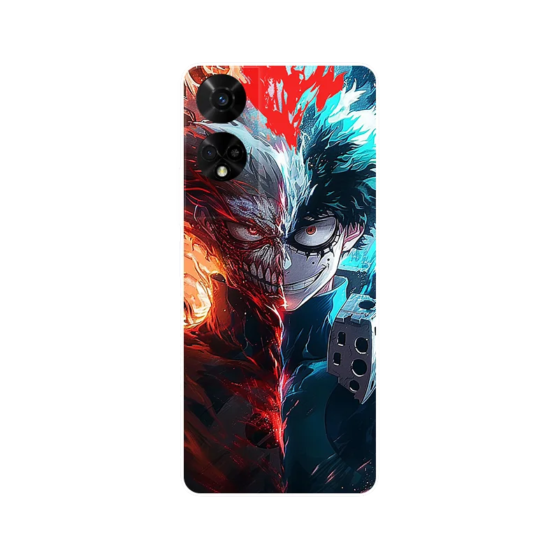 Floral Wolf Soft Silicone Shockproof Phone Cover