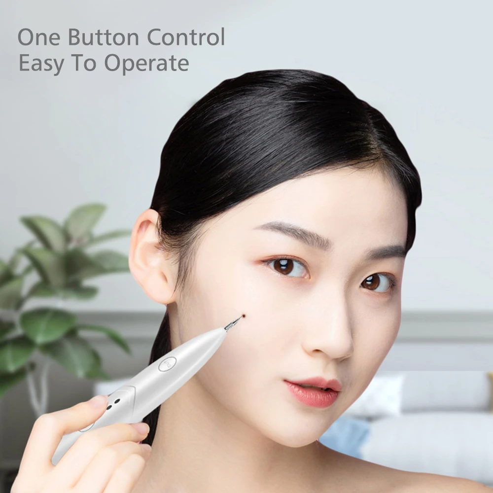Mini Laser Plasma Pen Portable Freckle Removal Machine Skin Face Wart Tag Remover Tool Household Black Dots Tattoo Remover Pen