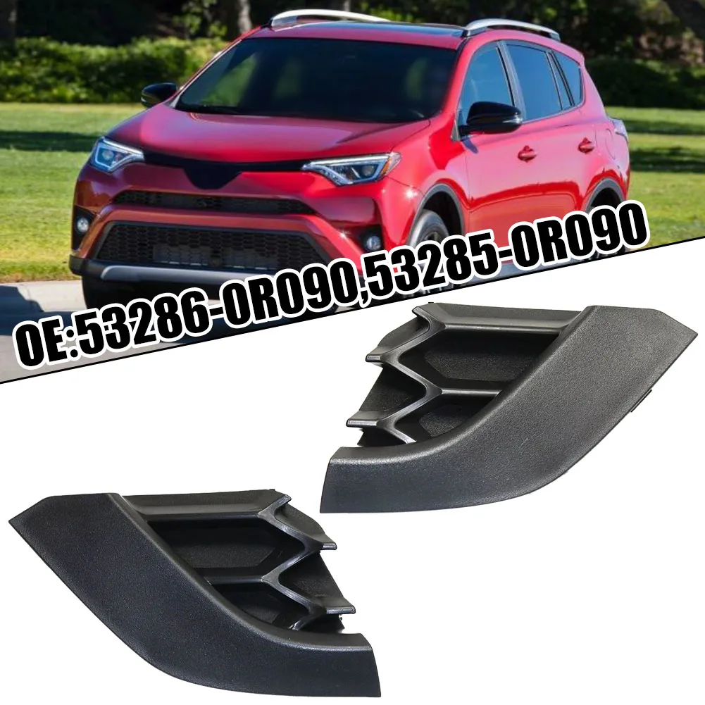 

Комплект крышек для тягача для Toyota RAV4 2016-2018, передний водитель и пассажирская сторона, ABS, черный, прямая установка, высокое качество