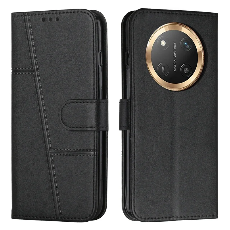 Elegant Flip Wallet Case for Honor Magic Series - Protective Book Cover