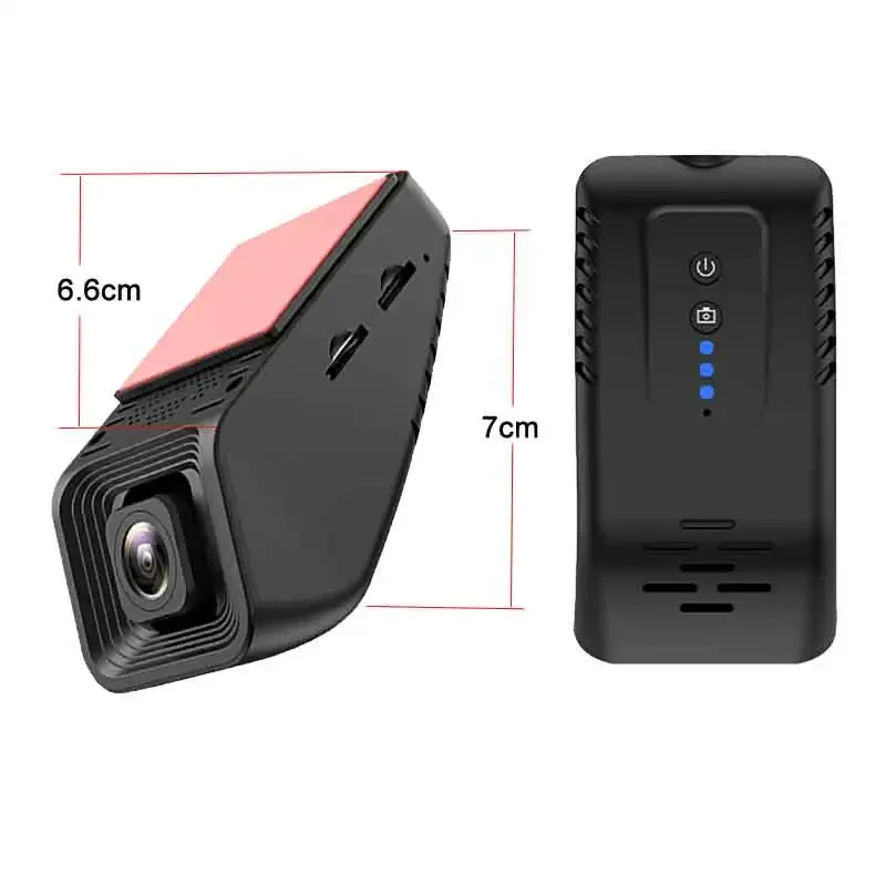 Bluavido 4G Mini Dash Camera With Front Inside Cam Recording 24H
