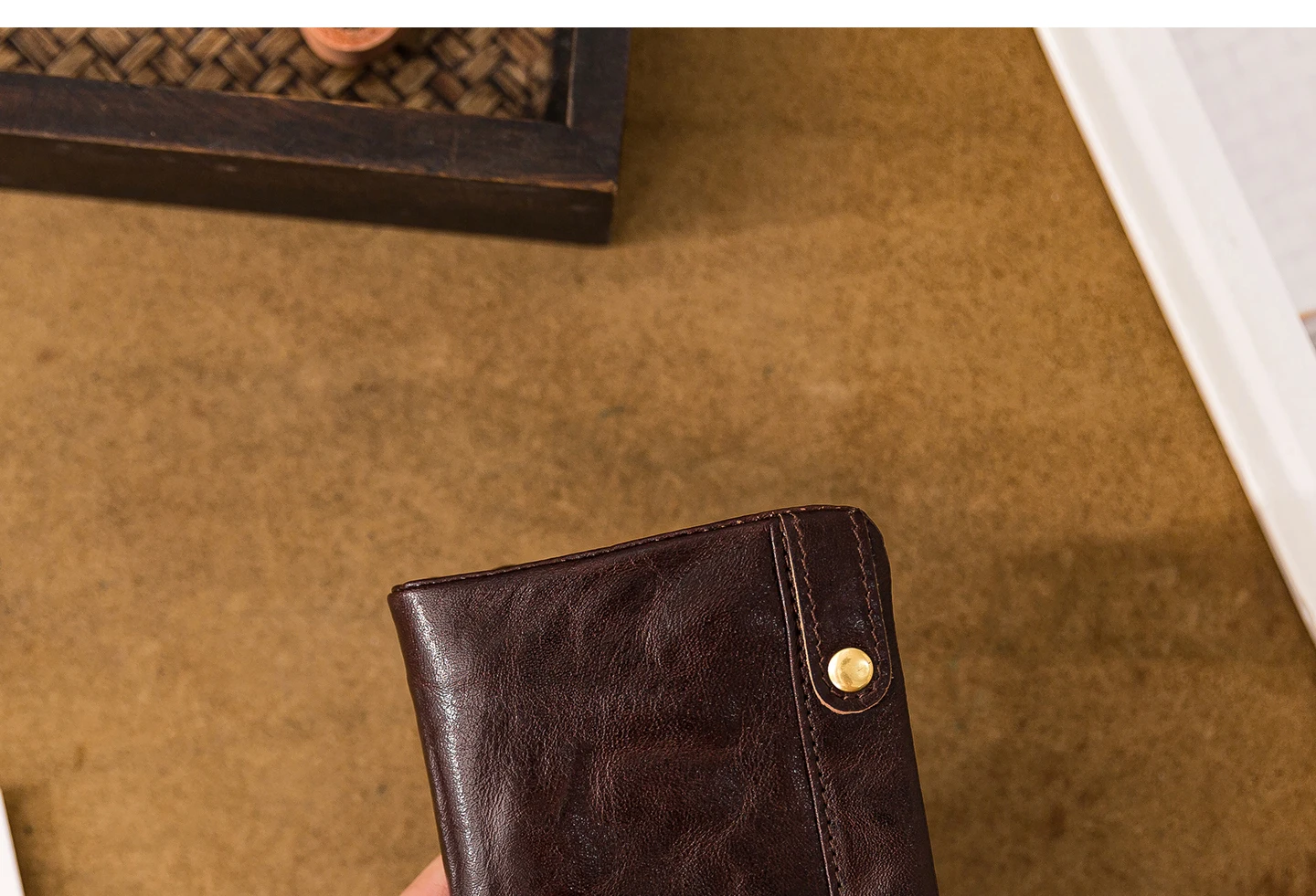 PNDME mode hohe qualität erste schicht rindsleder männer frauen kurze brieftasche freizeit designer handgemachte echtes leder geldbörse – Detail 20